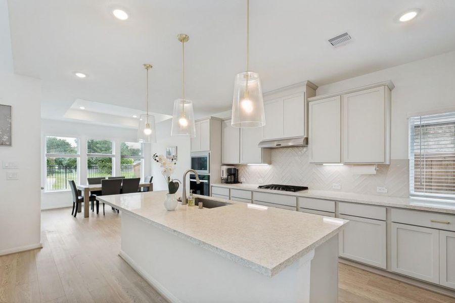Furnished interior view inside a new home in , Cypress (Image 5).