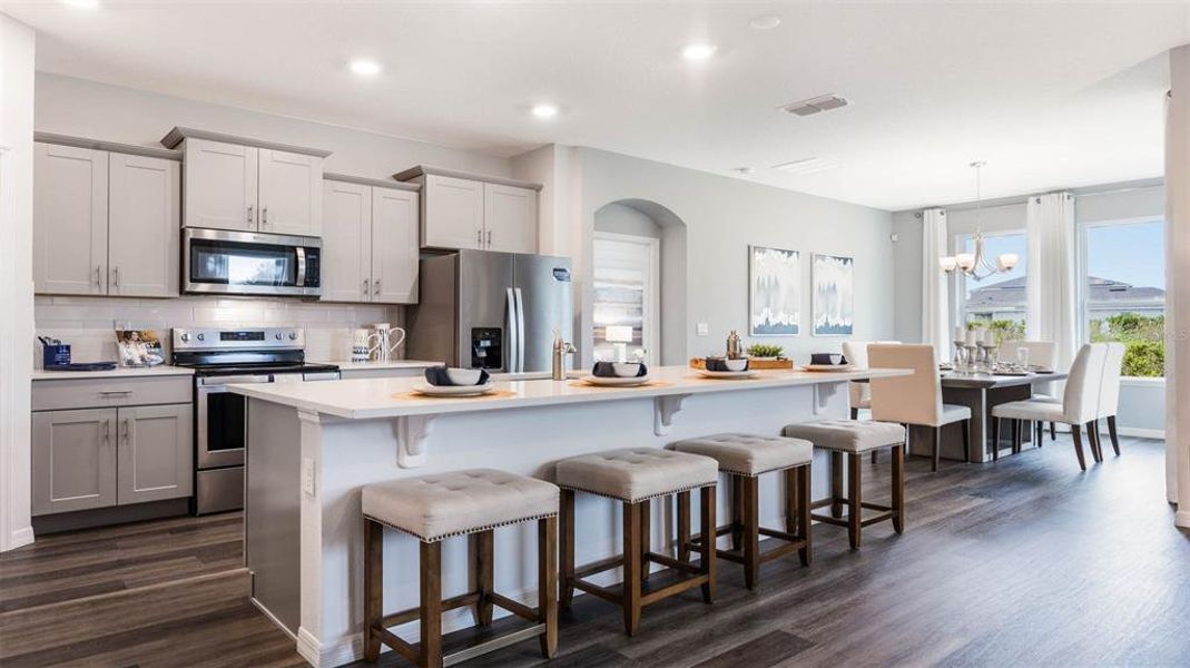 Furnished interior view inside a new home in Kindred, Kissimmee (Image 24).