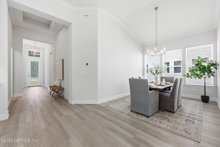 Furnished interior view inside a new home in West End at Town Center, Ponte Vedra (Image 15). Furnished interior view inside a new home in West End at Town Center, Ponte Vedra (Image 15).