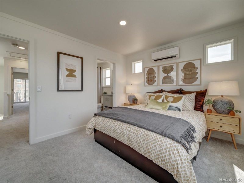 Furnished interior view inside a new home in , Commerce City (Image 18).