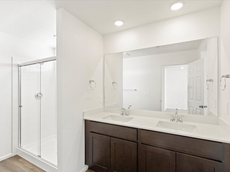 Furnished interior view inside a new home in Poudre Heights: The Meadow Collection, Windsor (Image 4).