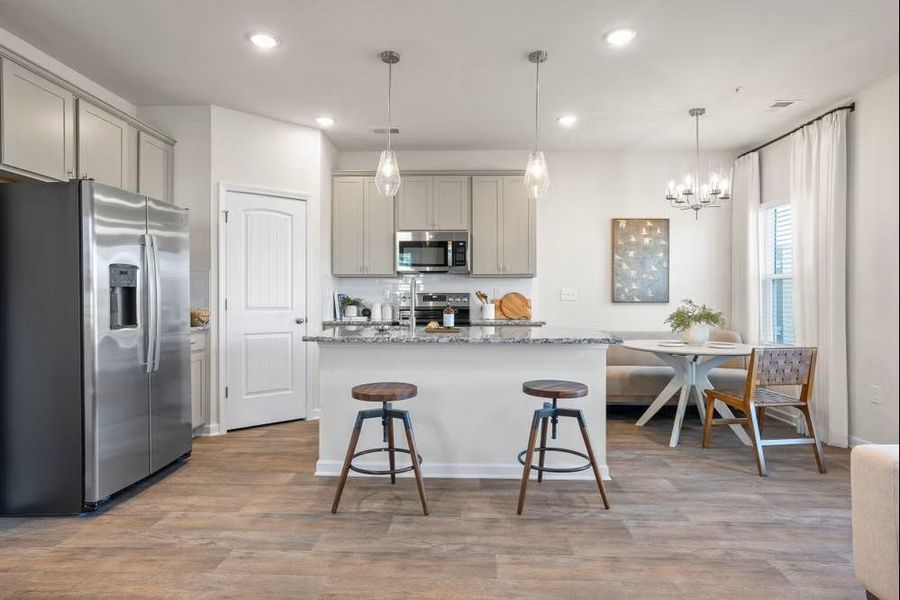 Furnished interior view inside a new home in Concord Oaks, Powder Springs (Image 8).