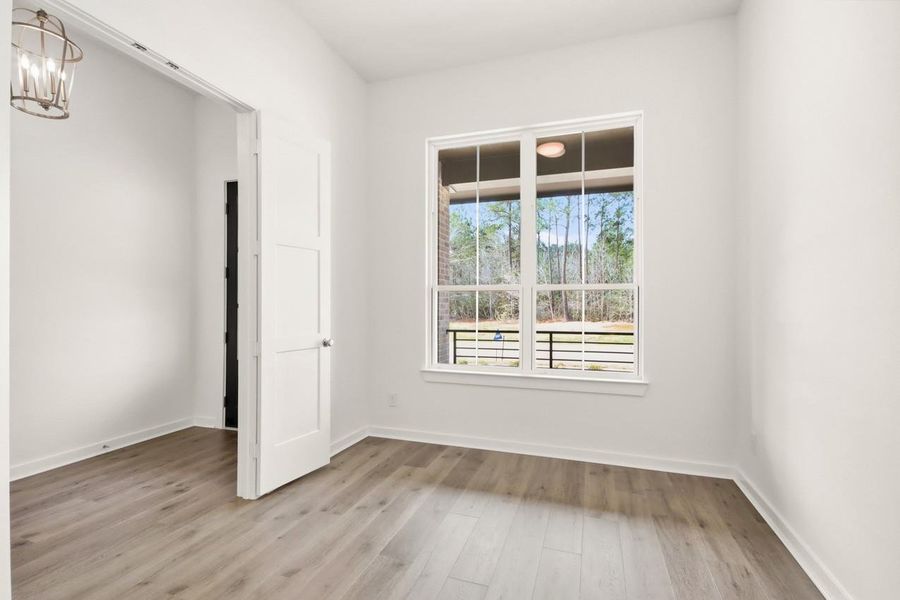 Private office space with natural light and grand entry doors!