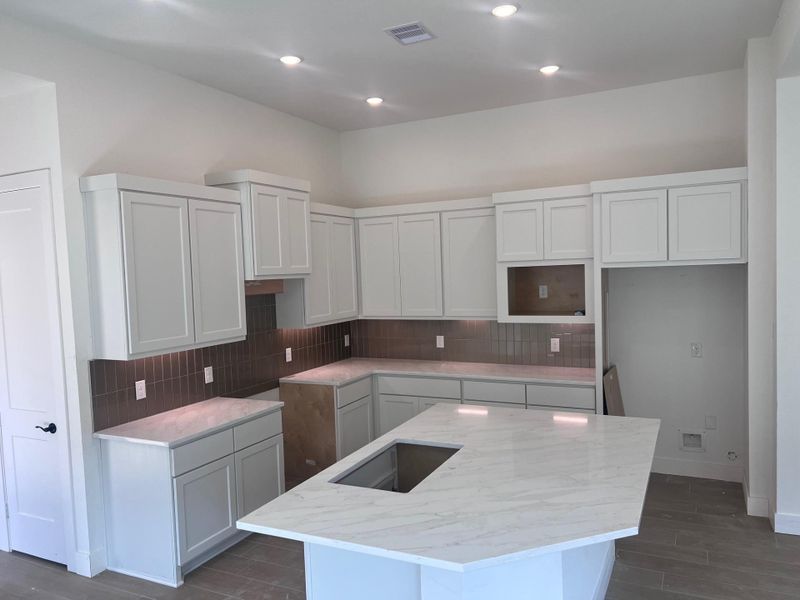 Furnished interior view inside a new home in Wood Leaf Reserve, Tomball (Image 4).
