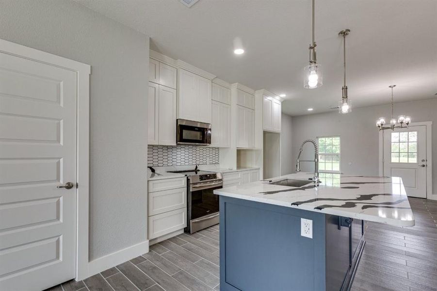 Furnished interior view inside a new home in , Ferris (Image 8).
