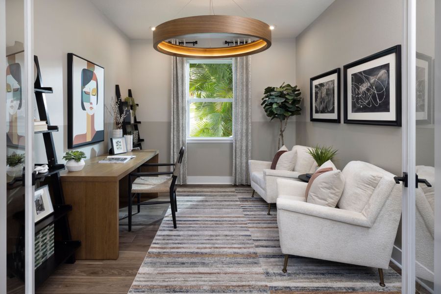 Furnished interior view inside a new home in Summerlit, Naples (Image 7).