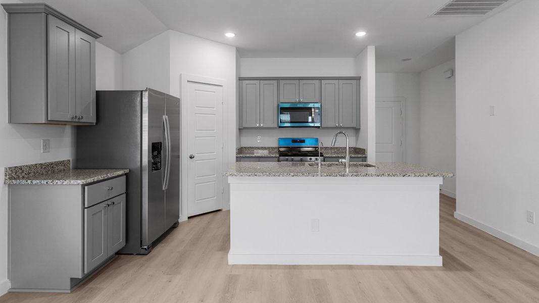 Furnished interior view inside a new home in Everest Heights, Lubbock (Image 4). Furnished interior view inside a new home in Everest Heights, Lubbock (Image 4).