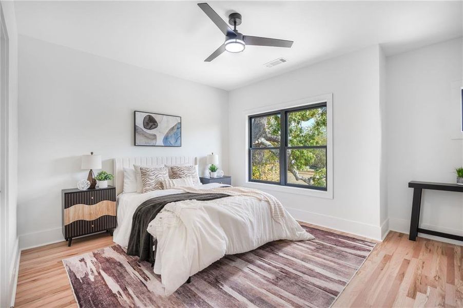 Furnished interior view inside a new home in , Atlanta (Image 36).