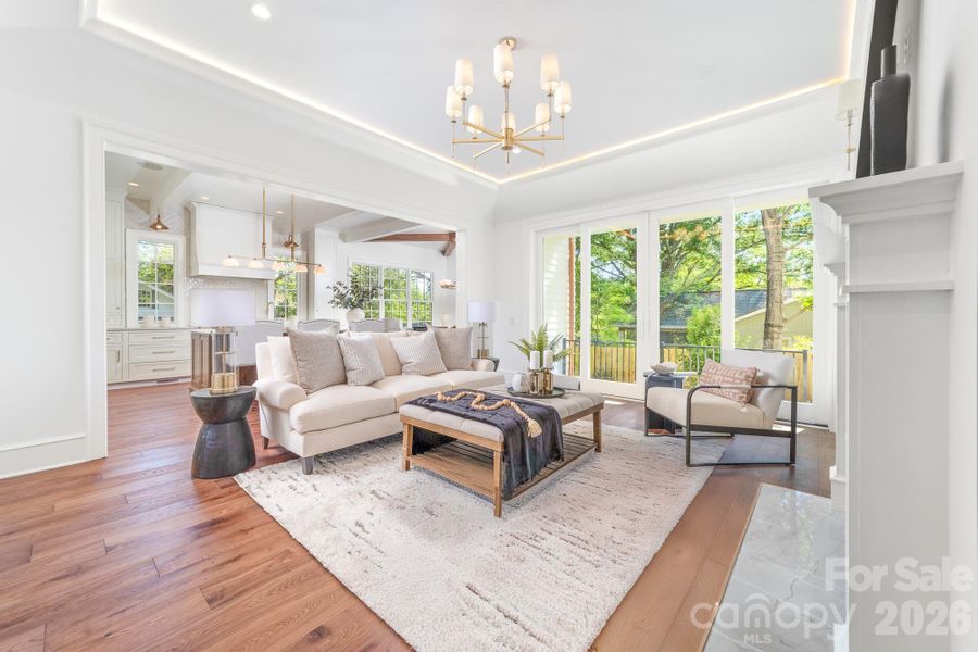 Furnished interior view inside a new home in , Davidson (Image 17).