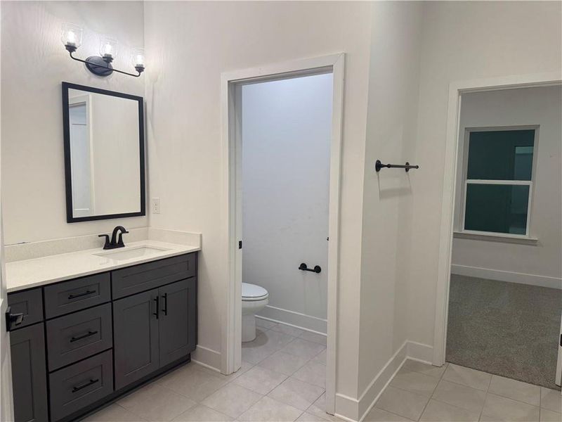 Furnished interior view inside a new home in The Fields of Walnut Creek, Pendergrass (Image 6).