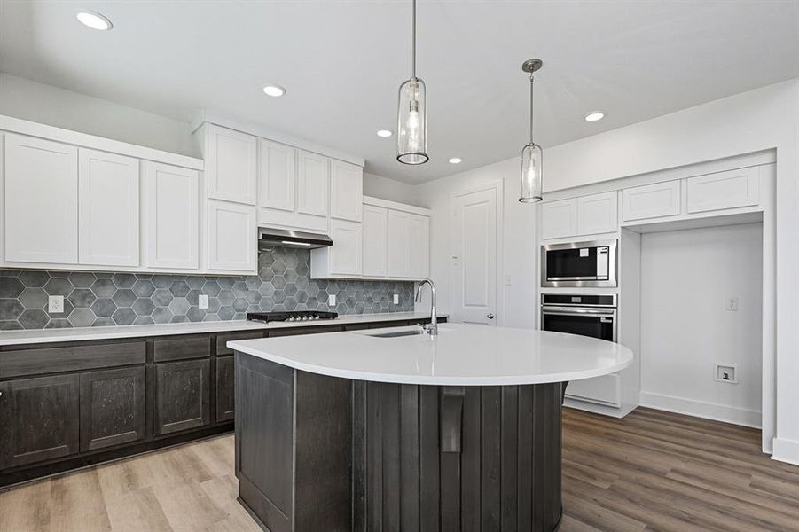 Furnished interior view inside a new home in Waterscape: 50ft. lots, Royse City (Image 7).