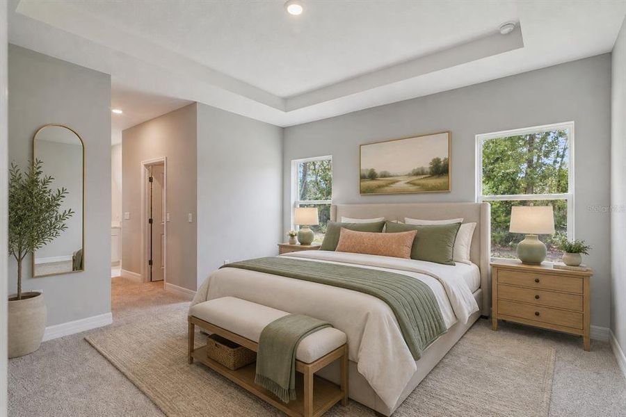 Furnished interior view inside a new home in , Ocala (Image 6).