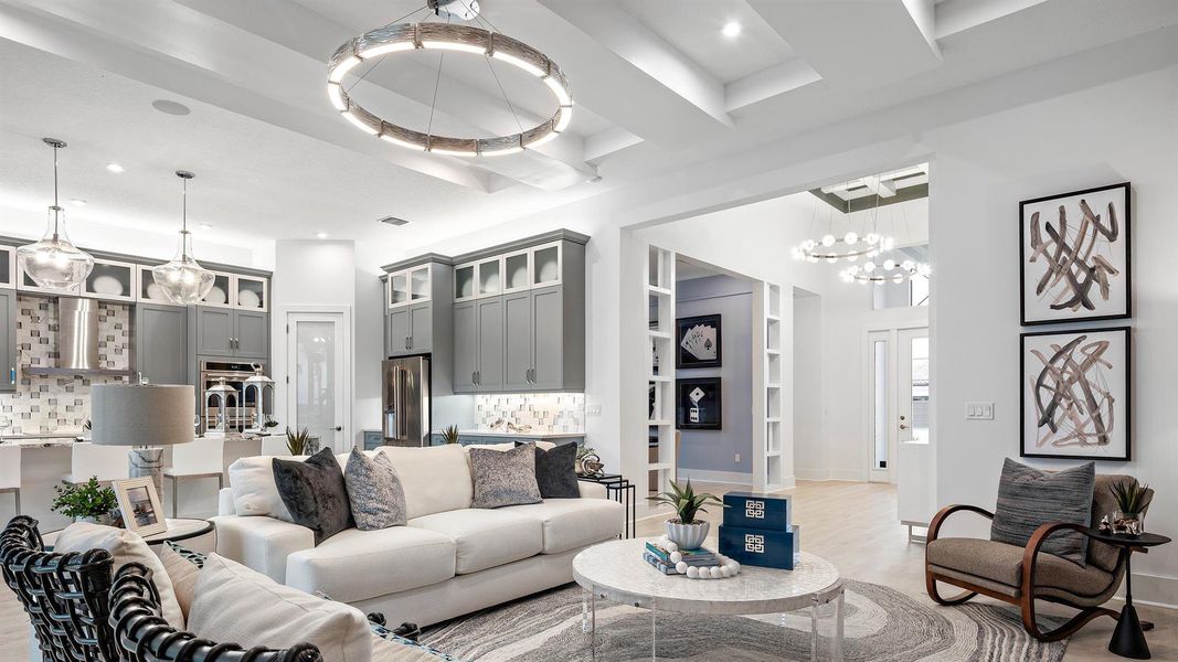 Furnished interior view inside a new home in Astor Creek Golf & Country Club, Port St. Lucie (Image 3).