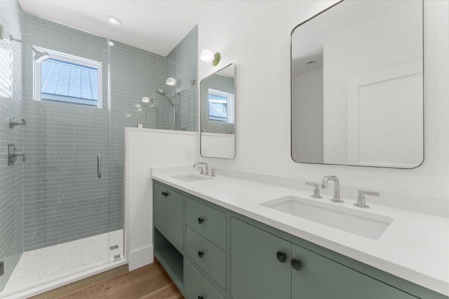 Furnished interior view inside a new home in , Mount Pleasant (Image 12).