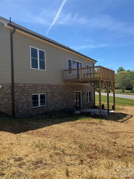 Exterior details and patio area of a home in , Hickory (Image 3).