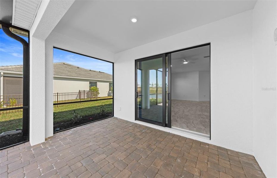 Exterior details and patio area of a home in Del Webb Catalina, Lakewood Ranch (Image 16).