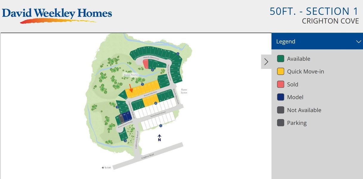 Homesite Map