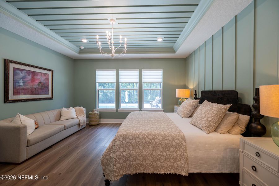 Furnished interior view inside a new home in , St. Johns (Image 71).