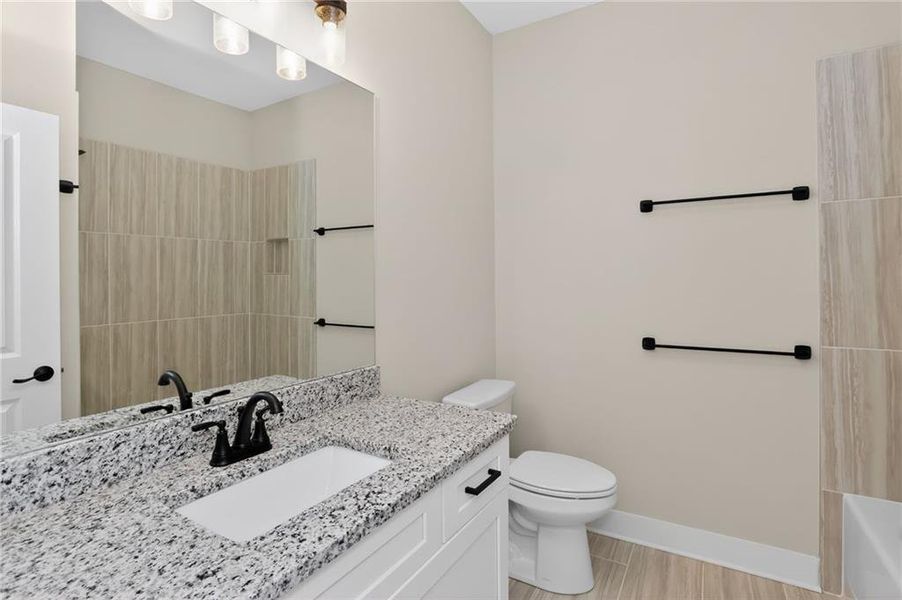 Furnished interior view inside a new home in , Dawsonville (Image 7).