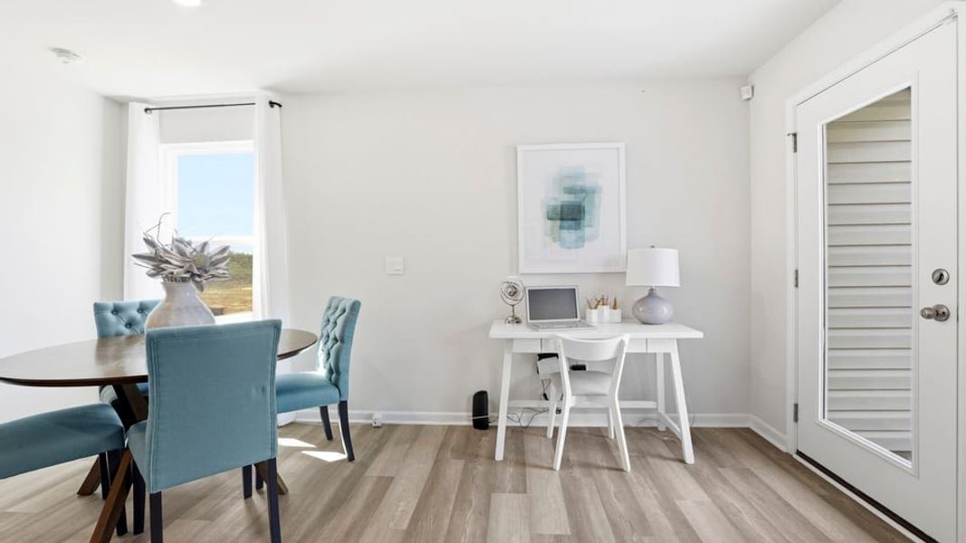 Furnished interior view inside a new home in Tanglewood Townes, Greenville (Image 8).