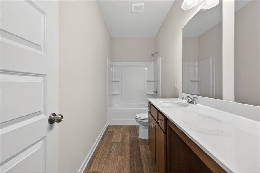 Furnished interior view inside a new home in Garrett Preserve, Douglasville (Image 4).
