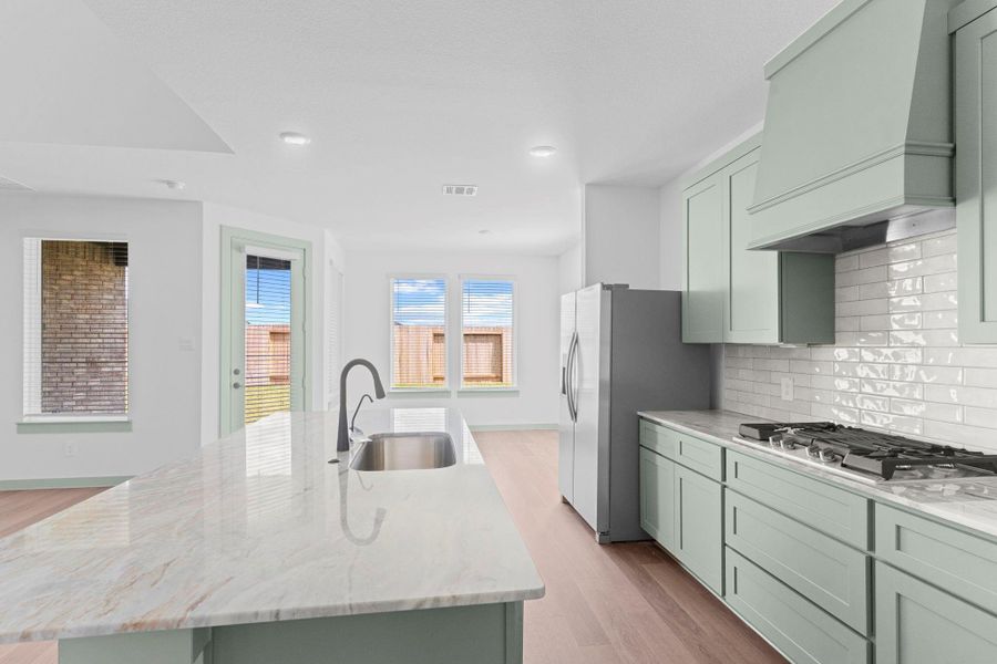 Furnished interior view inside a new home in Westland Ranch 50' Homesites, League City (Image 10).