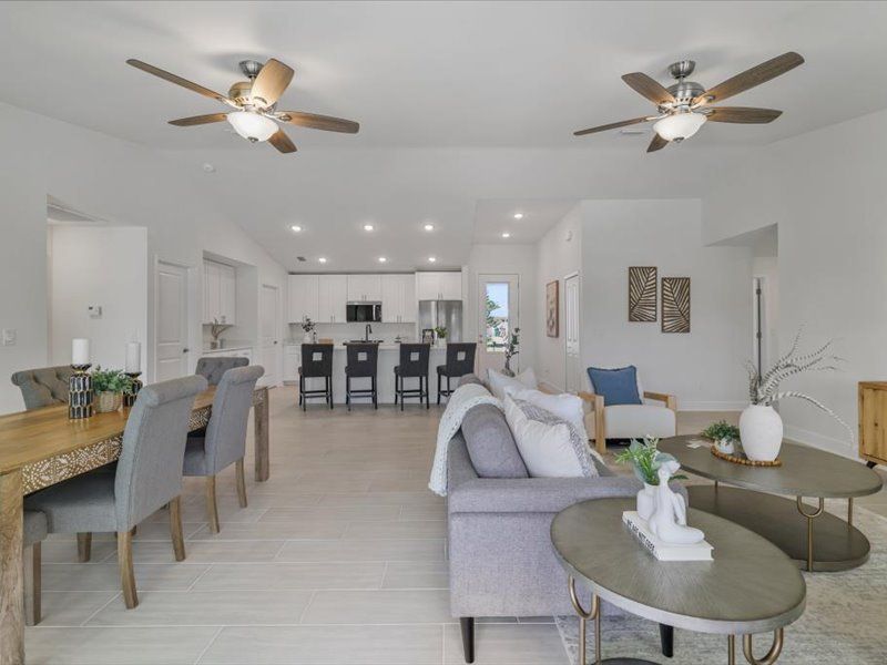 Representative furnished interior of a home built from the The Paradise Cove II by Sunlife Homes LLC in Cape Coral, Cape Coral (Image 26).