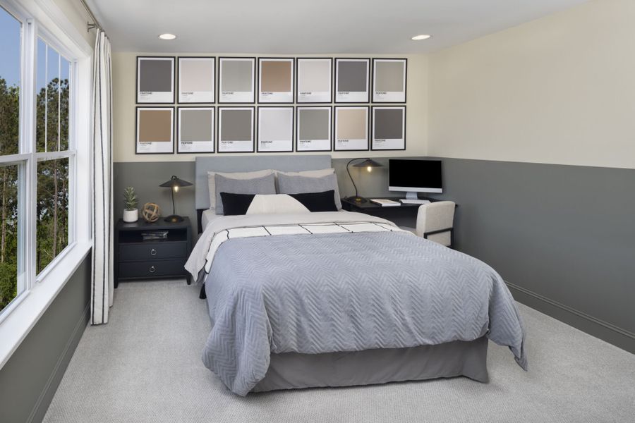 Lassen model home bedroom 4 Lassen model home bedroom 4