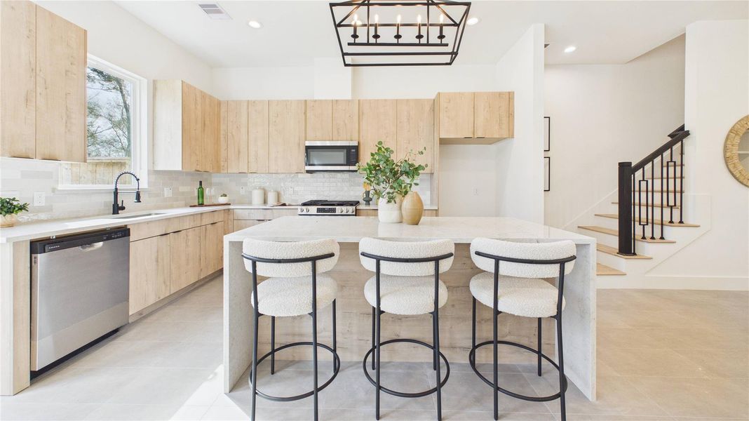 Furnished interior view inside a new home in Cebra Court, Houston (Image 5).