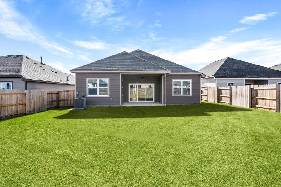 Exterior details and patio area of a home in TRACE, San Marcos (Image 3).
