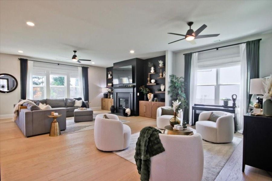 Furnished interior view inside a new home in , Cumming (Image 45).