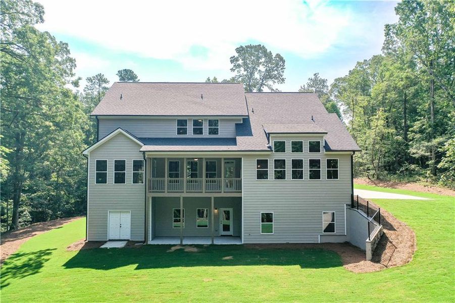 Exterior details and patio area of a home in , Douglasville (Image 31).