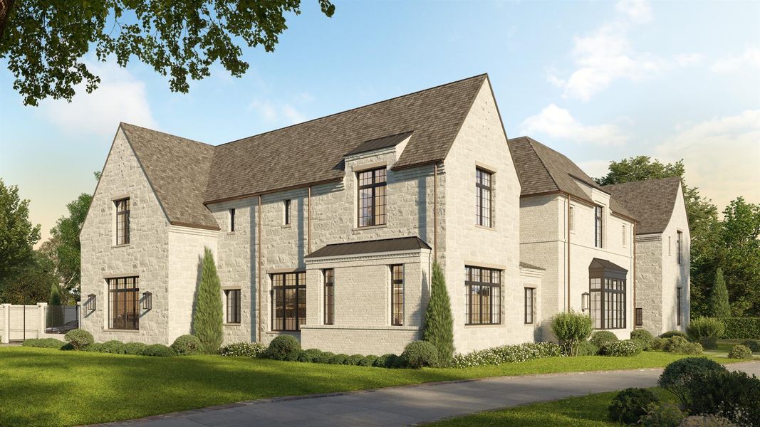 Front exterior of a new home in , Houston, TX, highlighting curb appeal (Image 12).
