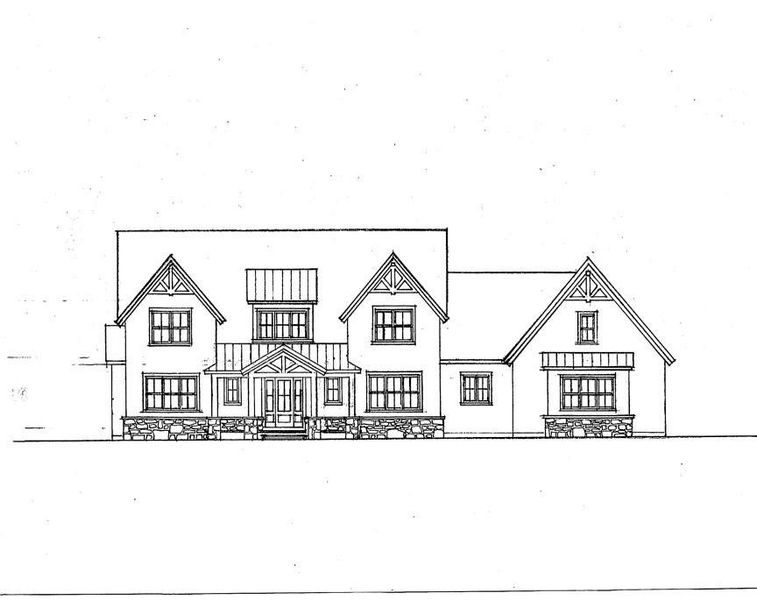 Exterior rendering of this home design in , Flat Rock, NC (Image 1). Exterior rendering of this home design in , Flat Rock, NC (Image 1).