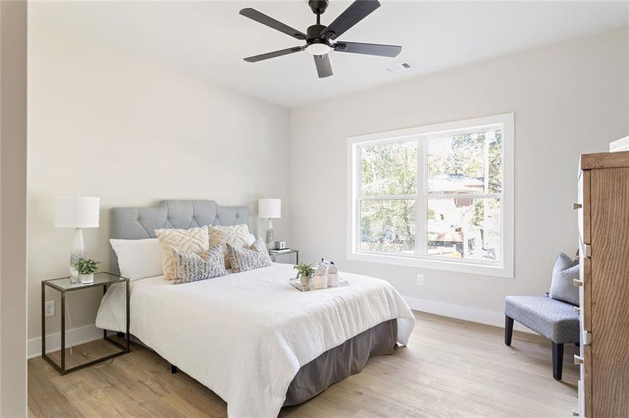 Furnished interior view inside a new home in , Decatur (Image 8).