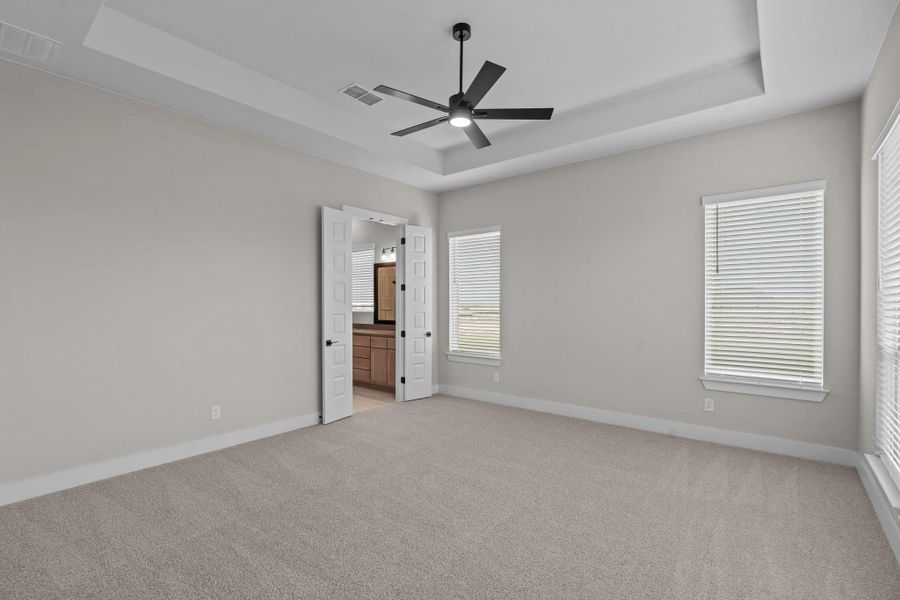 Representative unfurnished interior of a home built from the Drake by Chesmar Homes in Sienna Lakes, San Antonio (Image 6).