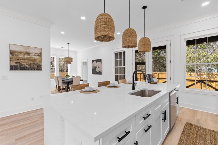 Furnished interior view inside a new home in , North Charleston (Image 18).