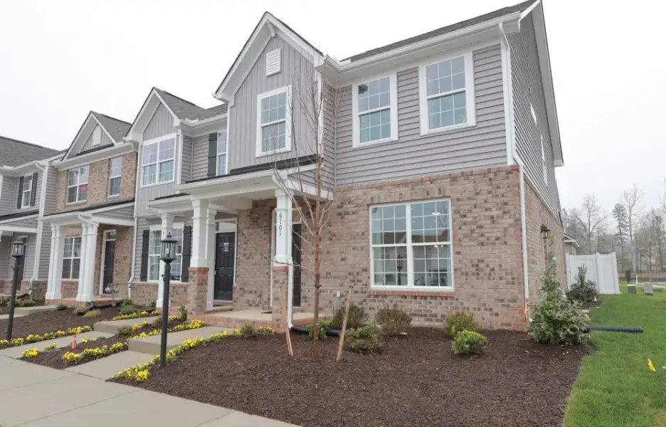 Representative exterior photo of a completed home built from the Edenton by Eastwood Homes in Lauren Park Townhomes, Lexington, SC (Image 2).
