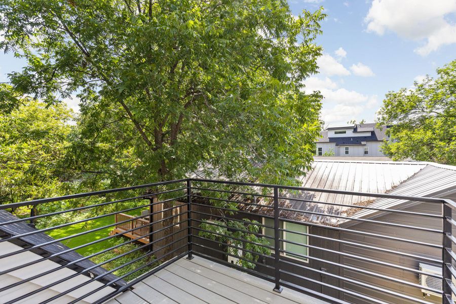 View of wooden deck View of wooden deck