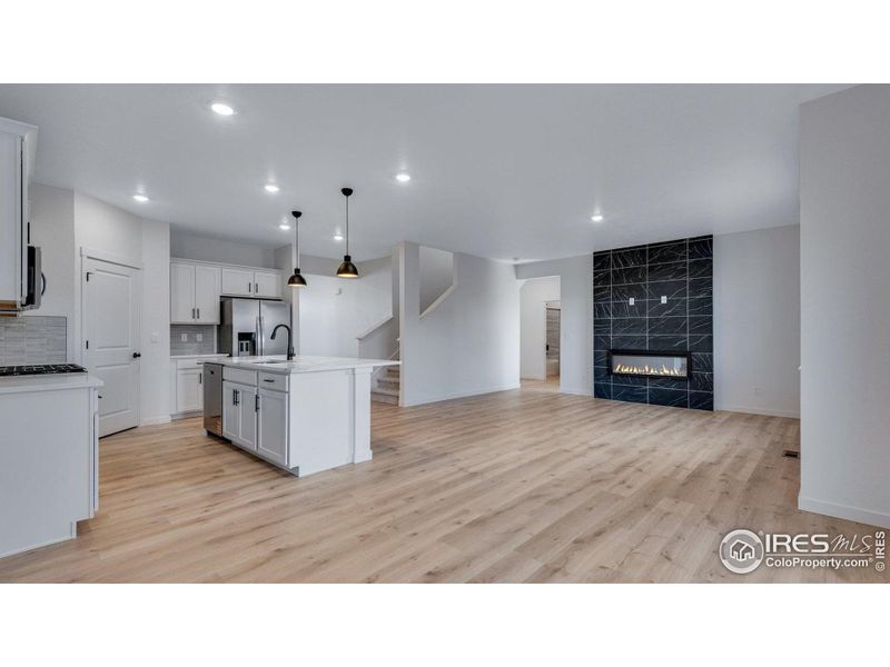 Furnished interior view inside a new home in Lakeside Canyon, Mead (Image 8).