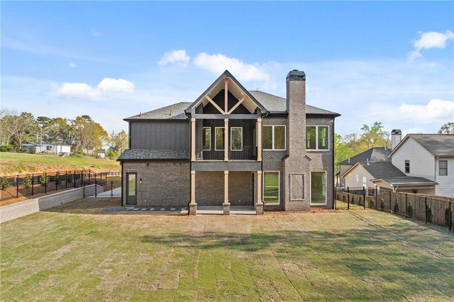 Front exterior of a new home in , Dacula, GA, highlighting curb appeal (Image 27). Front exterior of a new home in , Dacula, GA, highlighting curb appeal (Image 27).