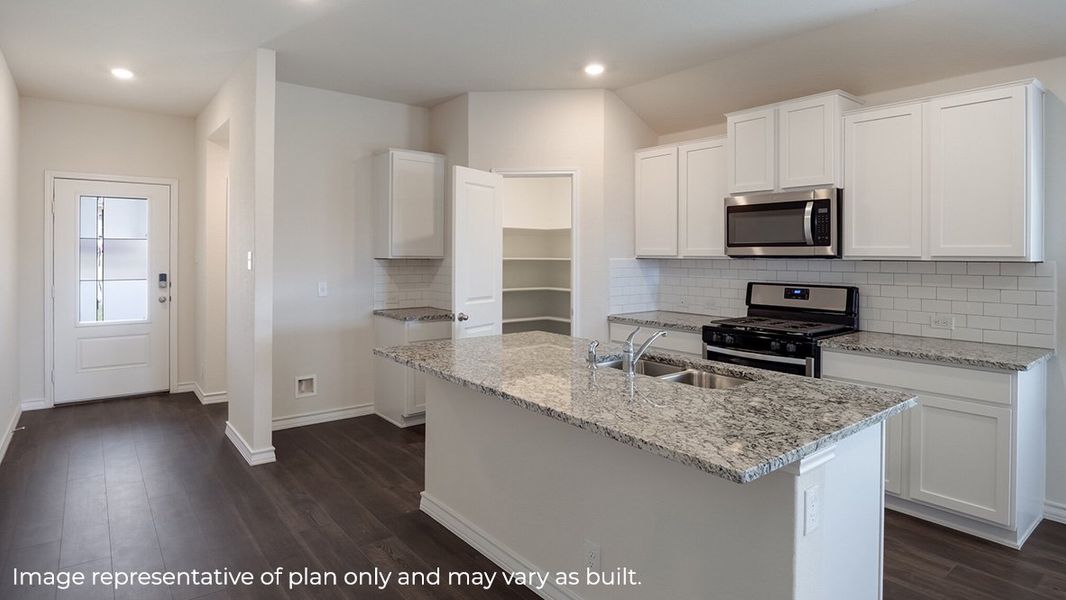Furnished interior view inside a new home in Tamarron, Fulshear (Image 3).