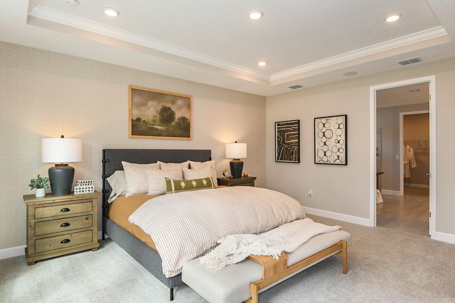 Furnished interior view inside a new home in Colbert Landings, Palm Coast (Image 8).