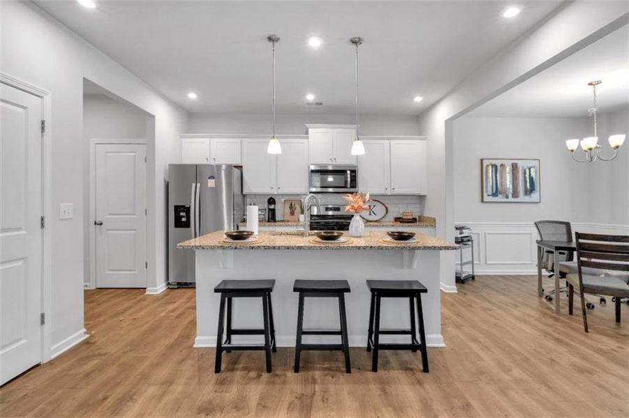 Furnished interior view inside a new home in Park Center Pointe, Austell (Image 34).