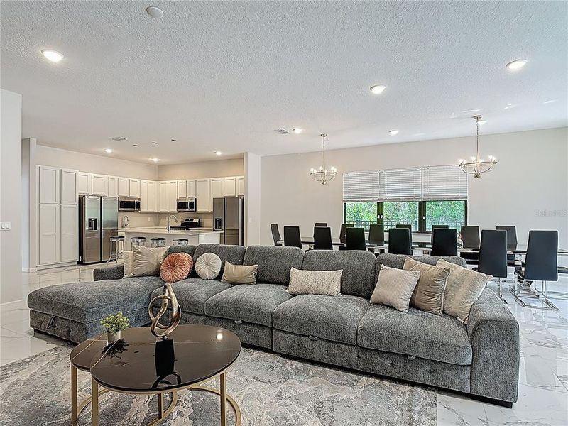 Furnished interior view inside a new home in , Davenport (Image 25).