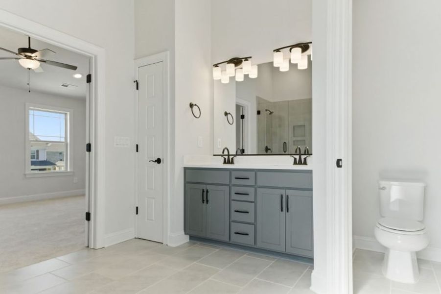 Furnished interior view inside a new home in Blacksmith, Stokesdale (Image 42).