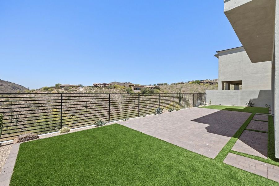 Representative exterior details of a home built from the Ridgeline by KLMR Homes in Bellos at The Summit, Fountain Hills (Image 22).