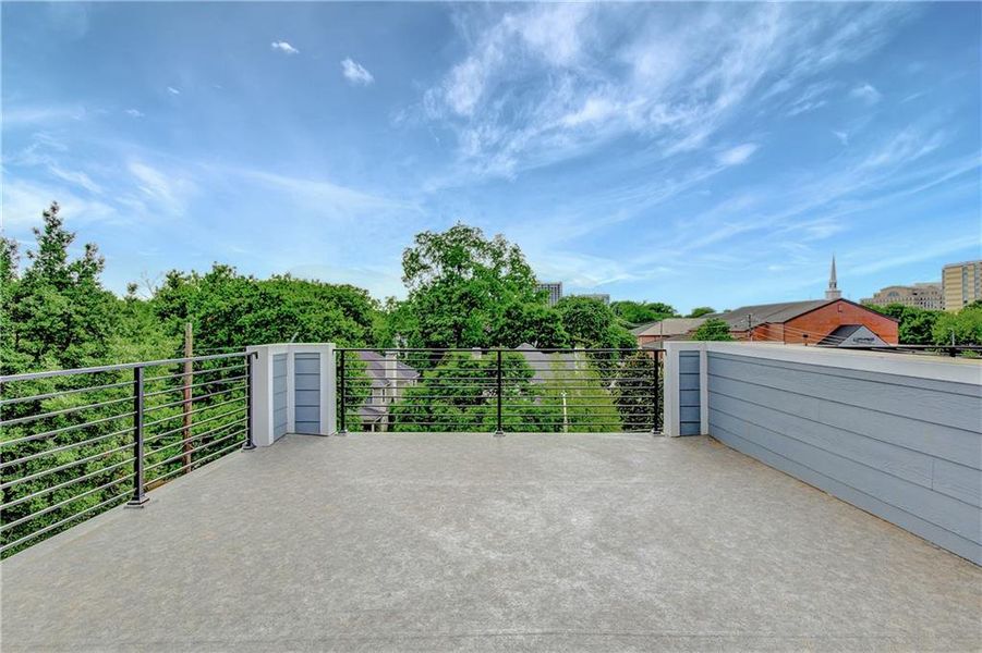 Exterior details and patio area of a home in , Atlanta (Image 26).