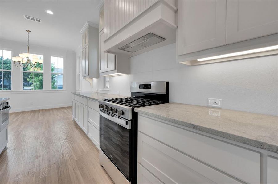Furnished interior view inside a new home in , Midlothian (Image 4).