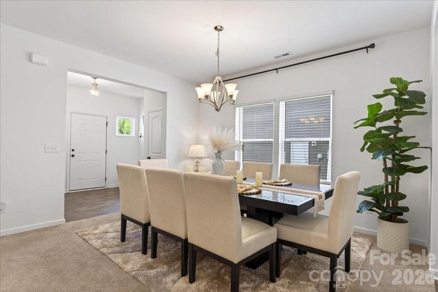 Furnished interior view inside a new home in , Oakboro (Image 9).